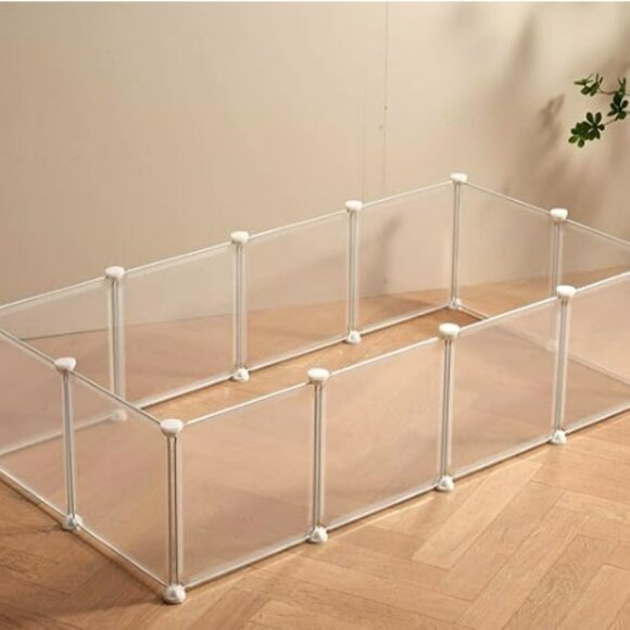 Transparent Clear Small Animal Playpen - Picture 1 of 3